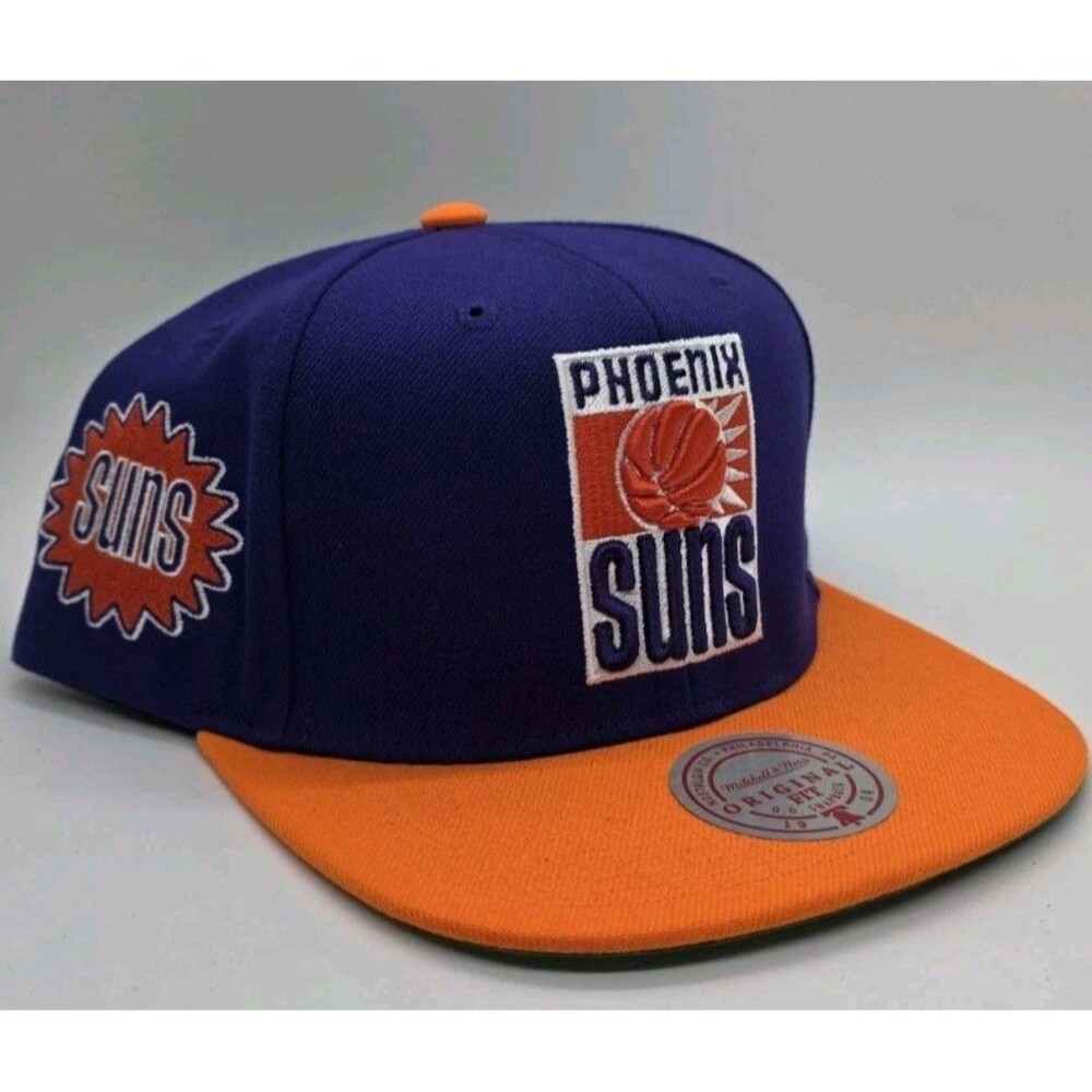 Phoenix Suns Mitchell & Ness Purple/Orange Hardwood Classics Core Snapback Hat